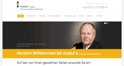 Desktop Screenshot of modul-b.de
